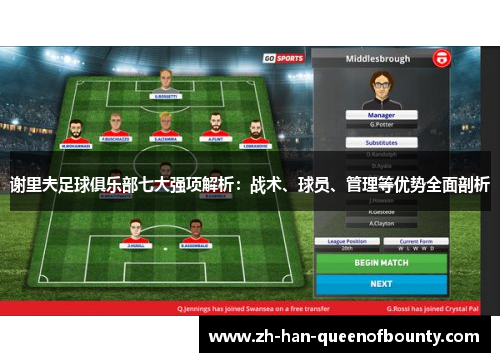 谢里夫足球俱乐部七大强项解析：战术、球员、管理等优势全面剖析